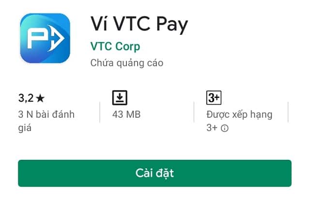 Ví điện tử VTC pay