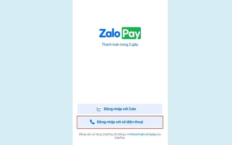 Cách tạo ví Zalo Pay bằng số điện thoại
