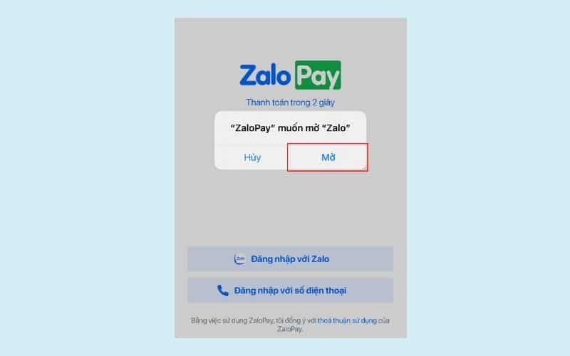 Cách tạo ví Zalo Pay bằng tài khoản zalo