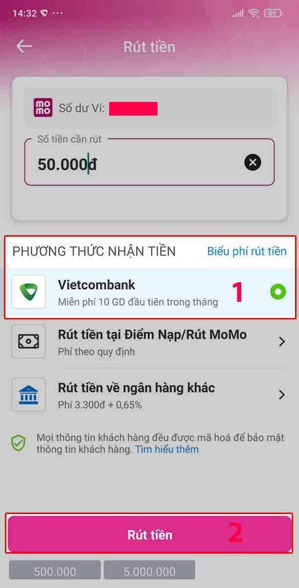 Hướng dẫn chuyển tiền từ MoMo sang Vietcombank