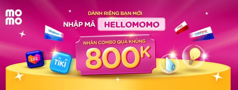  Liên Kết Ngân Hàng & Nhận Quà 800.000 Đồng Từ Ví MoMo