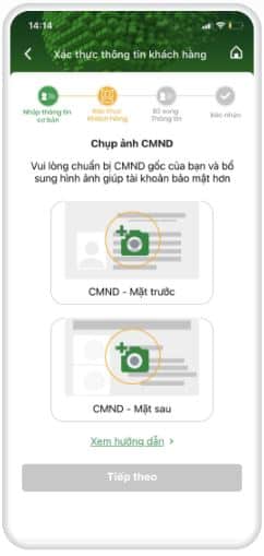 Cung cấp ảnh chụp hai mặt rõ ràng, đầy đủ thông tin của CMND/CCCD hợp lệ
