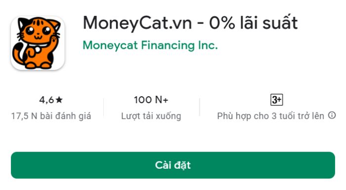 App vay tiền MoneyCat
