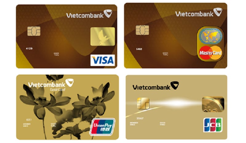 Vietcombank phát hành nhiều loại thẻ tín dụng khác nhau cho từng phân khúc khách hàng