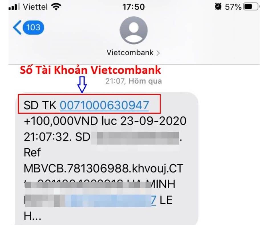 6 cách kiểm tra số tài khoản Vietcombank nhanh, chính xác 7 tra cuu so tai khoan vietcombank 2