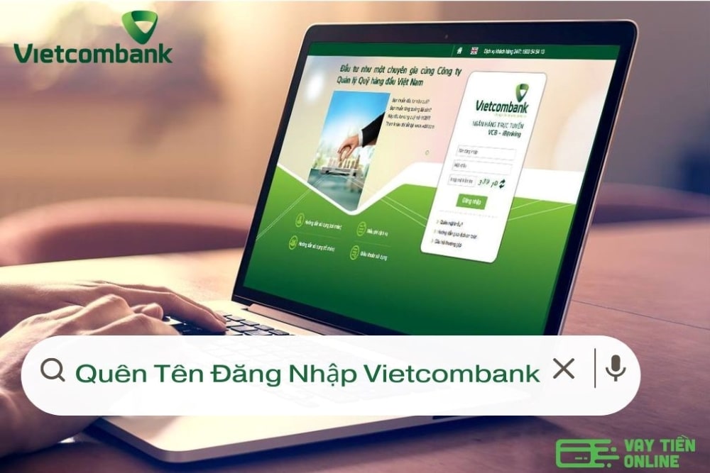 Quên tên đăng nhập Vietcombank