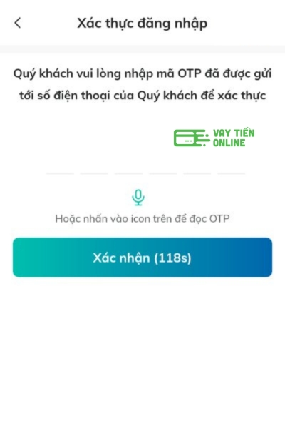 Mật khẩu BIDV là gì? Cách lấy lại mật khẩu BIDV khi bị khóa 12 Nhập mã OTP được cung cấp qua số điện thoại đã đăng ký và chọn "Xác nhận"