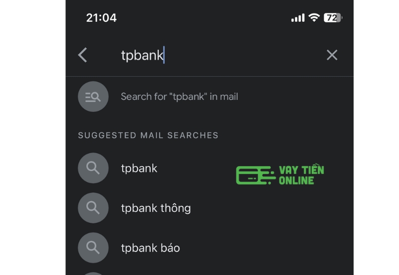 Tên đăng nhập TPBank