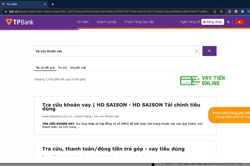 Cách Tra Cứu Khoản Vay Tpbank Online Trên Điện Thoại 2023