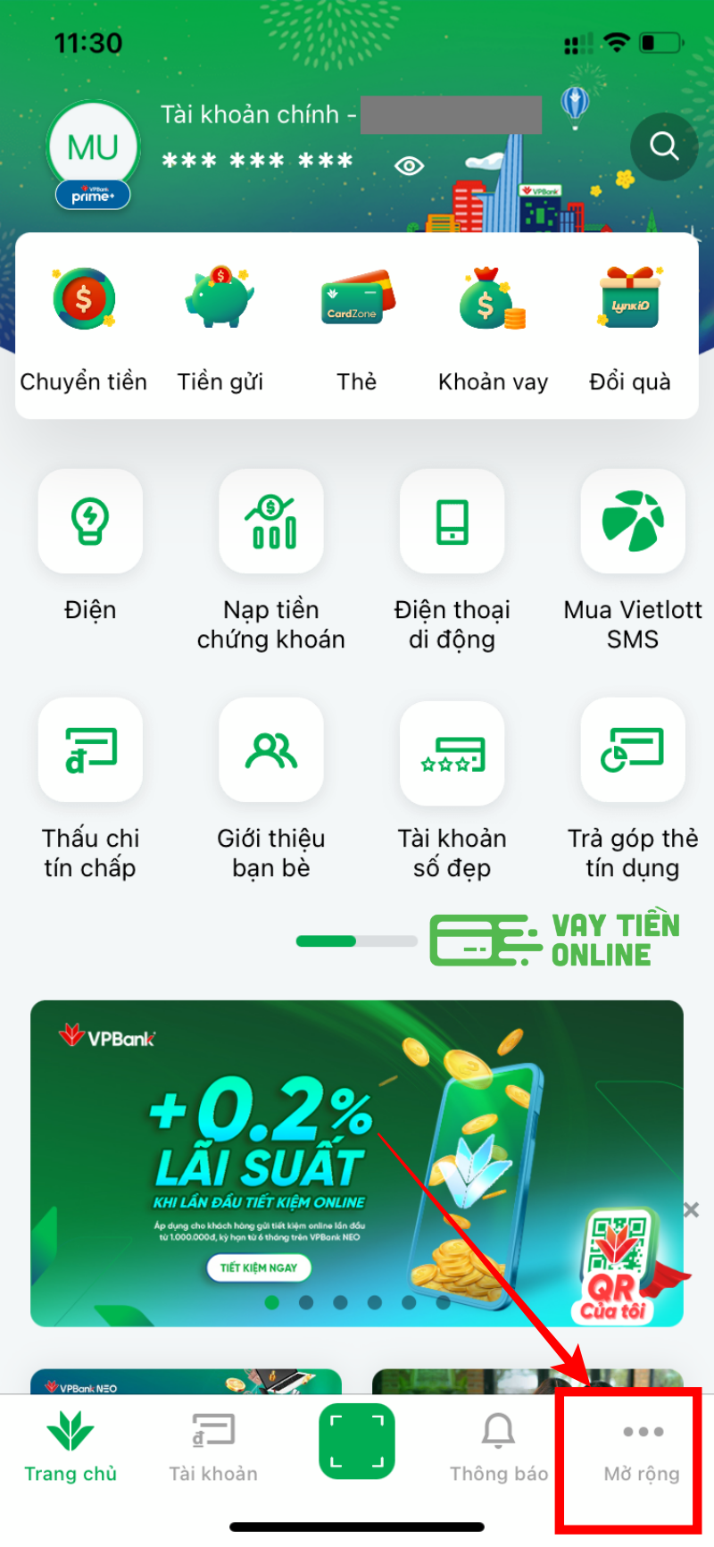 Cách khóa thẻ VPBank nhanh chóng chỉ trong 5 phút 6 Khoa the VPBank online 1