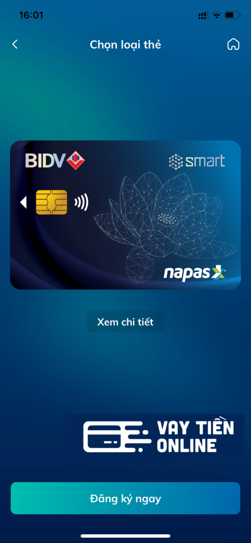 Lam the BIDV online qua app 4