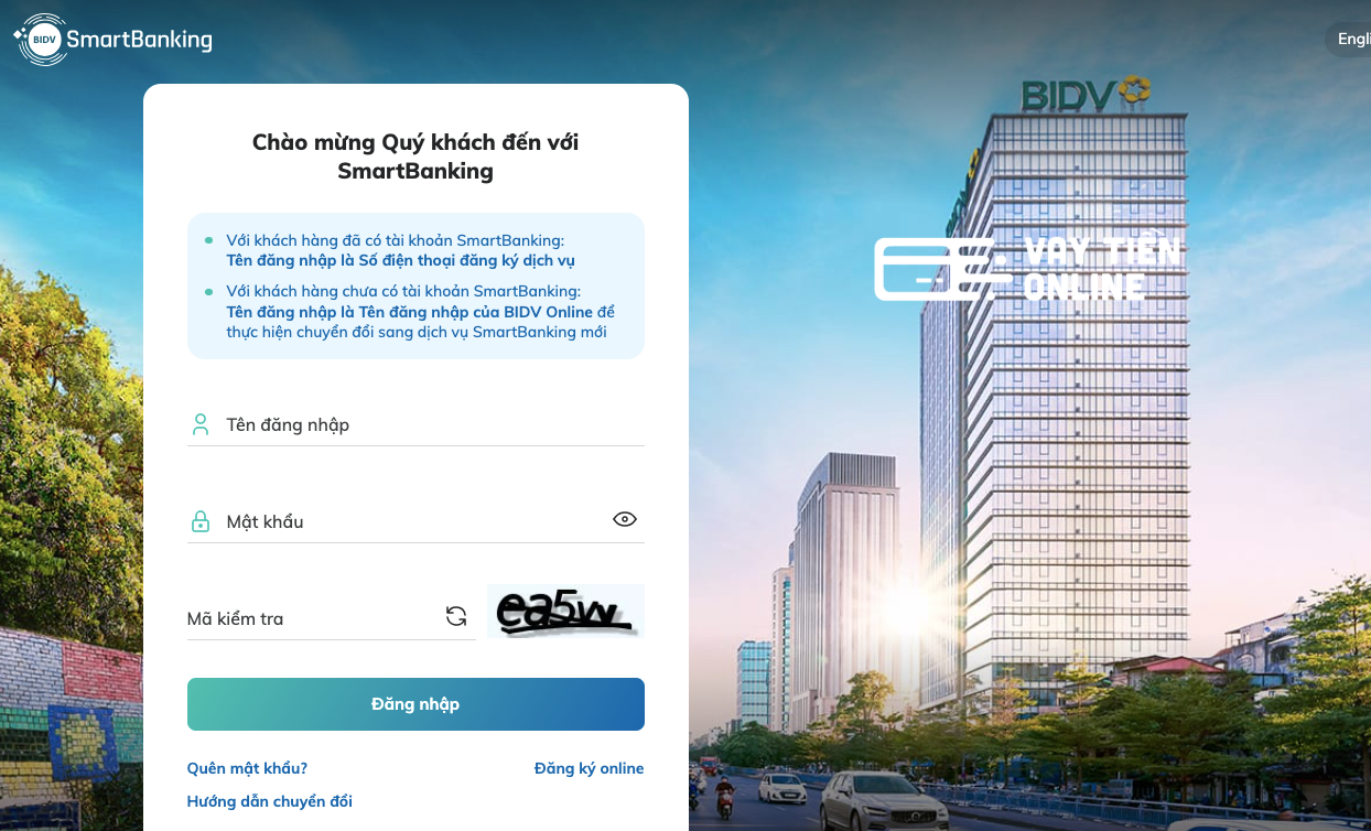 Hướng dẫn cách làm thẻ BIDV online miễn phí tại nhà 15 Lam the BIDV online qua web 1