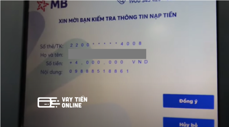 Nop tien tai cay ATM MB Ban khong dung the 6